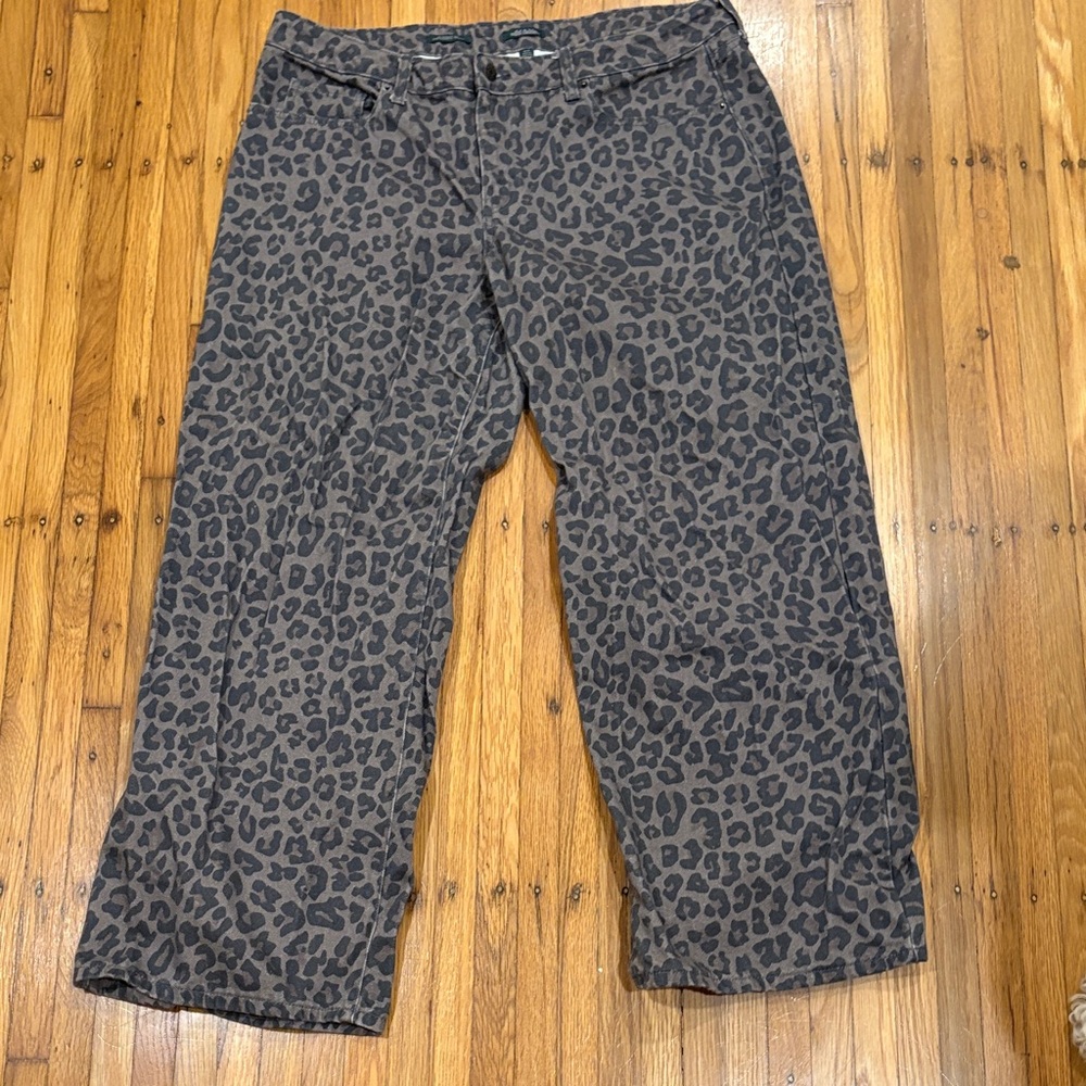 Leopard Print Woman’s Jeans